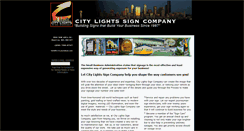 Desktop Screenshot of citylightssign.com